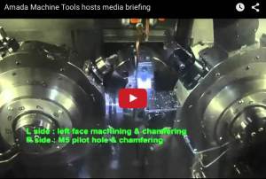 Amada demos S-10 machine