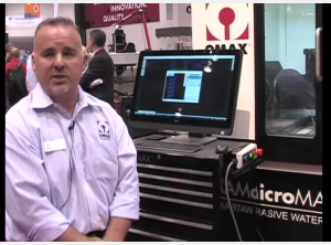 OMAX debuts MicroMAX Abrasive Waterjet machine at IMTS 2014