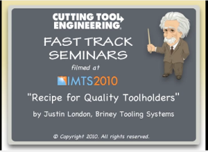 Recipe for Quality Toolholders