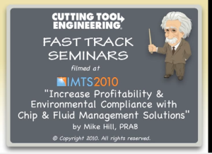 Increase Profitability & Environmental Compliance with Effective Chip & Fluid Management