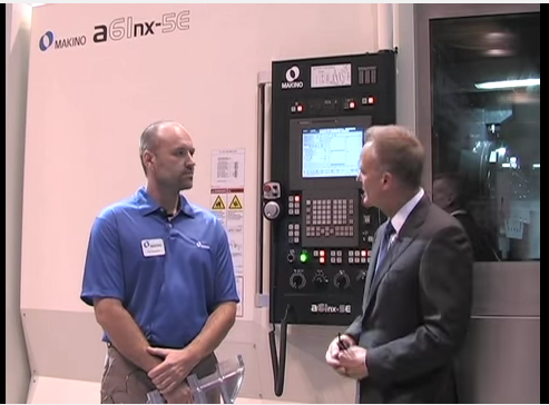 Makino features its a61nx-5E machine at IMTS 2014 video thumbnail