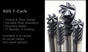 SGS Tool offers end mills for high-speed machining