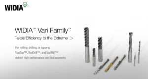 WIDIA™ Vari Family of Tools Takes Efficiency to the Extreme