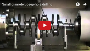 Small diameter, deep-hole drilling