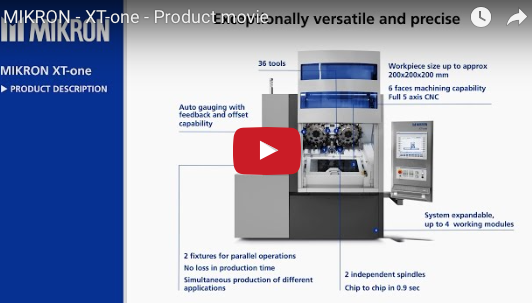 Mikron debuts dual-spindle, 5-axis, flexible production center video thumbnail