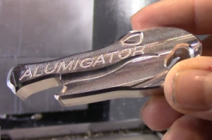G.W. Schultz demonstrates Alumigator roughing and ramping endmill