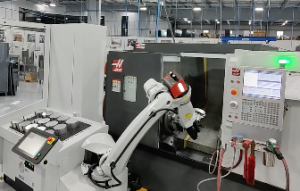 Robotics Results: RoboJob-USA Turn Assist Essential i, Schunk 3-finger gripper on Haas ST-30