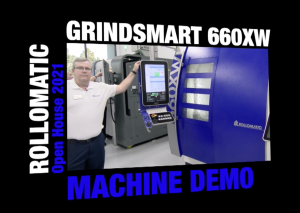 Rollomatic GrindSmart 660XW machine demo