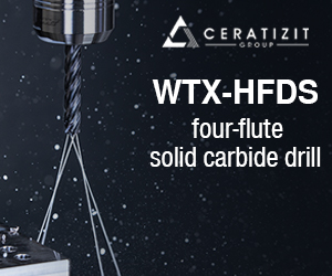 The first four-flute drill on the market!