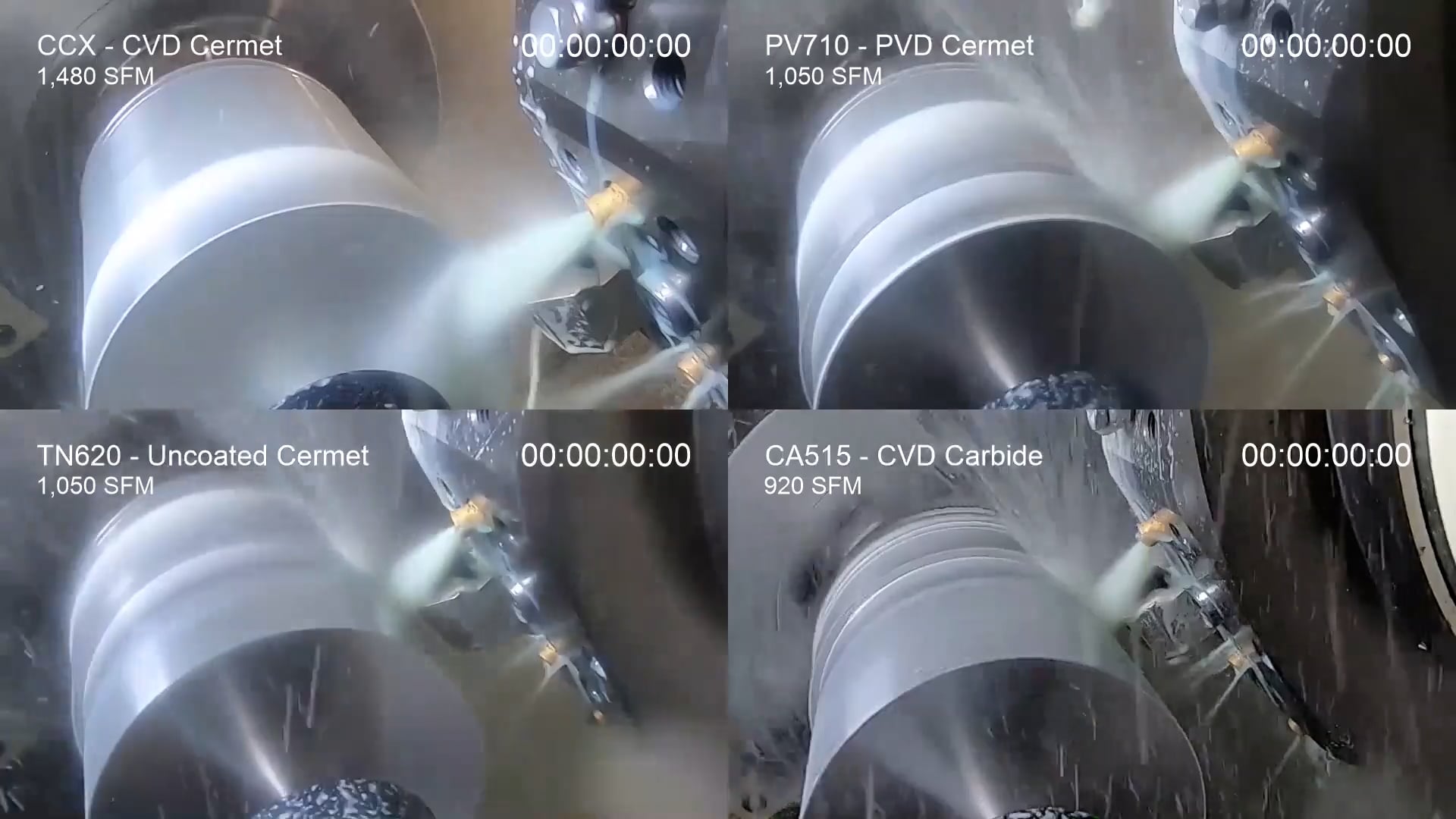 Finishing Steel Faster: Cermet vs Carbide, Uncoated vs Coated video thumbnail