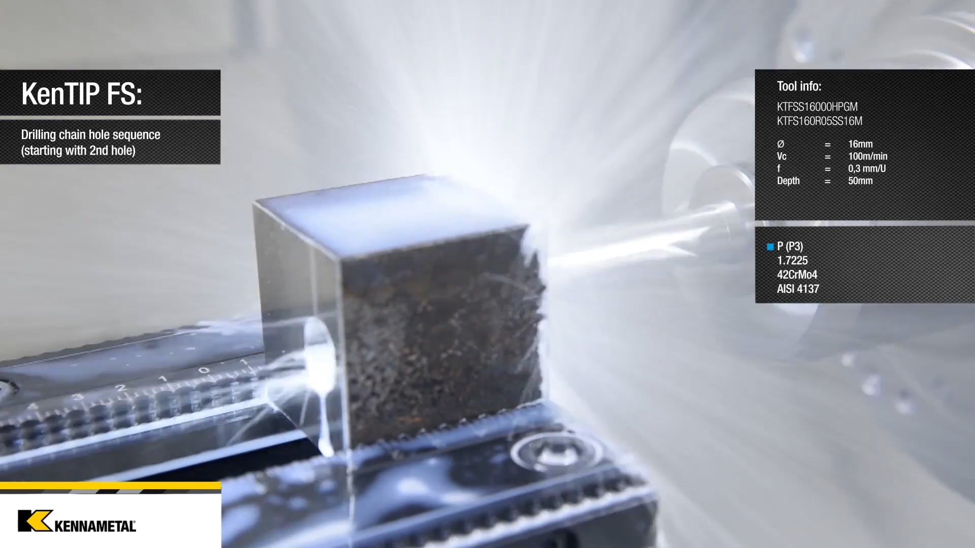 Challenging holemaking operations? No problem for KenTIP FS video thumbnail