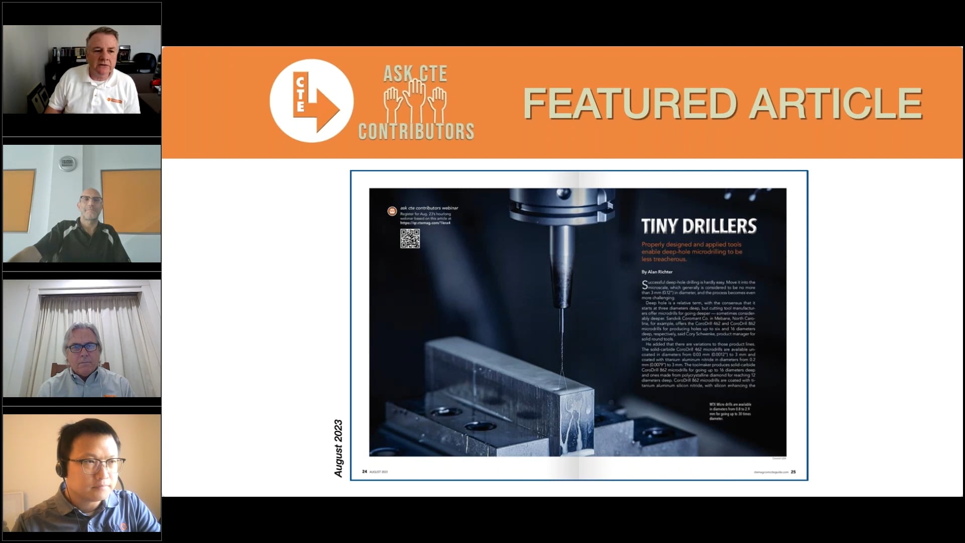 Ask CTE Contributors about Micromachining video thumbnail
